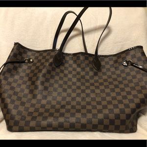 👜Damier Ebene Neverfull Bag👜 please read descrip